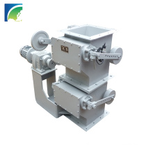 Factory Custom Easy Maintenance Hard Seal Type Double Flap Valve With Brand Gearbox